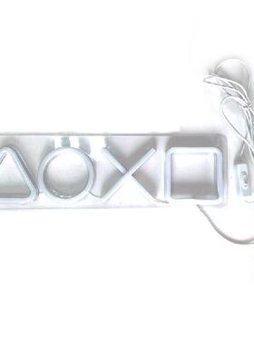 Gaming Neon Lights Signs For Playstation Icon Bedroom Wall,