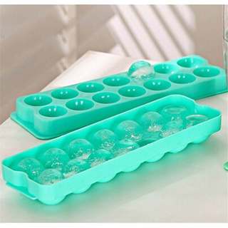 Plastic Ice Tray 14 Grid 3D Round Ice Maker Globe m Frozen