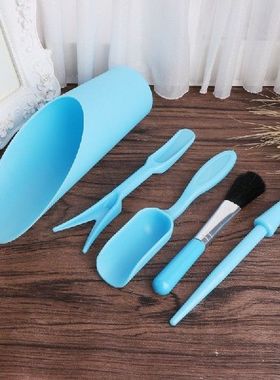 5 Buah Alat Berkebun Set Miniatur Sikat Sekop Widger.