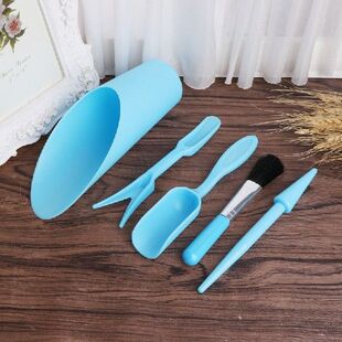 5 Buah Alat Berkebun Set Miniatur Sikat Sekop Widger.