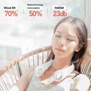 Air Cooling Neck Fan Bladeless Hanging Neck Fan Ultra Quiet