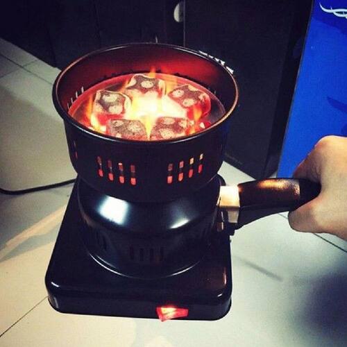 Electric Charcoal Starter Stove Burner Metal Burning