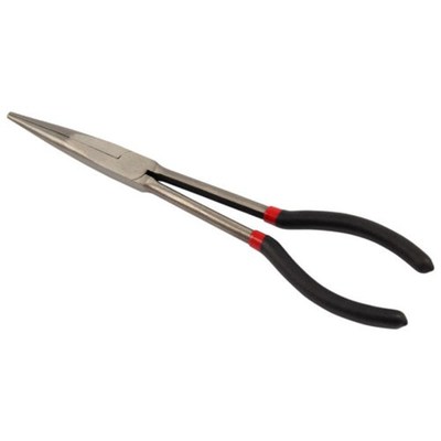 3X 11 inch EXTRA LONG NOSE PLIERS SET STRAIGHT & BEN