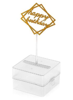 Reusable Money Pulling Box Happy Birthday Cake Money Pull