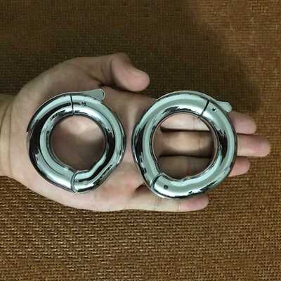 Testicle Balls Stretcher Scrotum Pendant Stainless Steel Ba