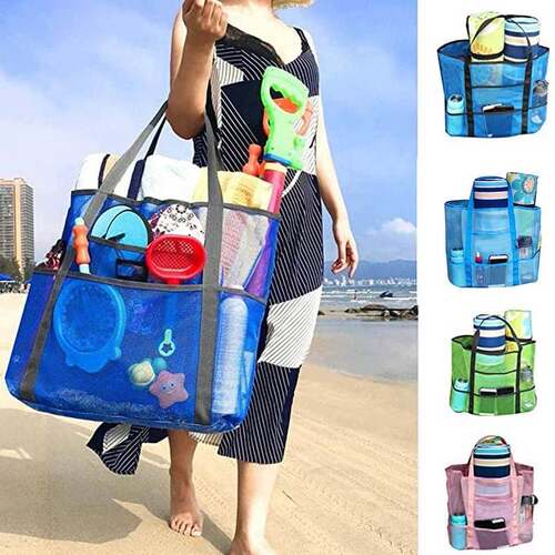 Portable Beach Bag Swimming Bag Outdoor Beach Park Swimming