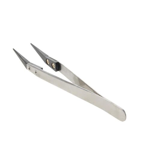 1~4pcs Ceramic Tweezers Tip Non-Conductive Heat Resistant An