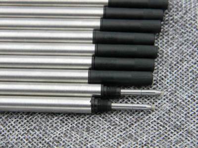 10Pcs good Quality BLE and black ink refill for rollerball p