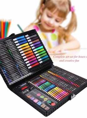 168pcs Kids Drawing Pen Art Set Kit Painting Sketching Color