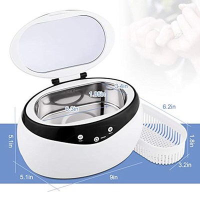 Mini ltrasonic Cleaning Machine Portable Jewelry Cleaner Ele