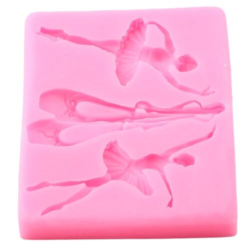 3D Ballet Dancer Silicone Molds Ballet Shoes Fondant Baby Bi