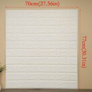 70X77 PE Foam 3D Wall paper Safty Home Decor Wallpaper DIY W