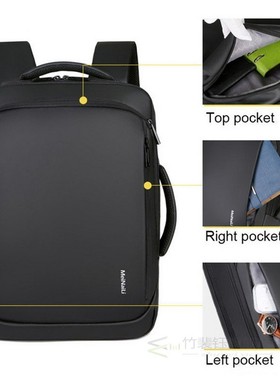USB Charging Bags Travel Bagpack Men Laptop Backpack Male B