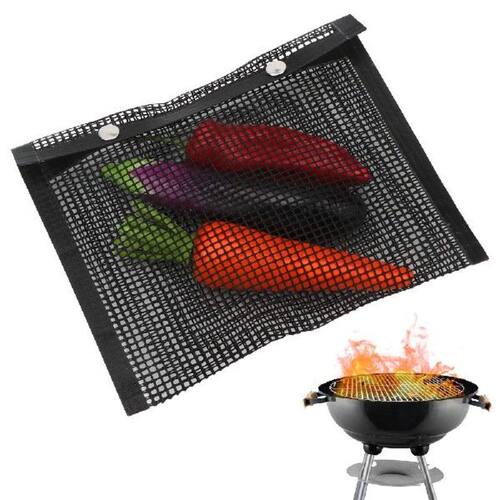BBQ Bake Bag Mesh Grilling Bag  Easy to Clean  Reusable