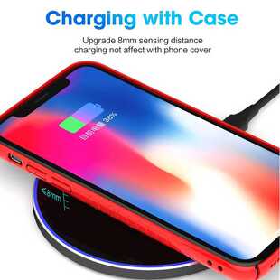30W Qi Wireless Charger Dock for Samsung S20 S21 S10 Note 10