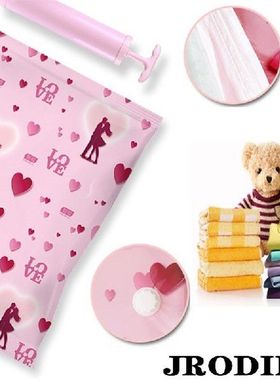 Home Vacuum Compressed Bag for Clothes Quilt Transparent