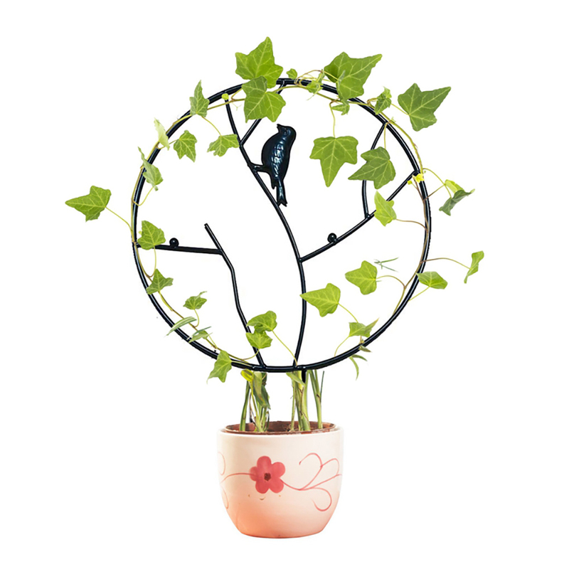 Iron Rack Flower Stand Metallic Sturdy Strong Plant Growing