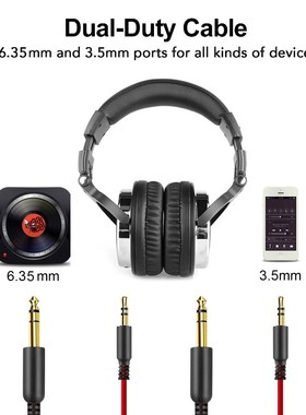 Over Ear Headphones Hifi Studio DJ Headphone Wired Monitor M