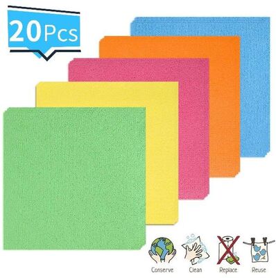 20PCS Eco Friendly Swedish Dishcloth For Kitchen Reusable