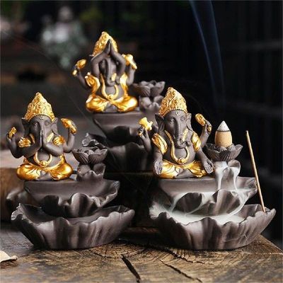 Incense Burner Easy to Carry Classical Creative Backflow