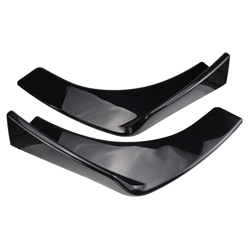 2PCS Universal Front Bumper Lip Splitter Deflector Spoiler S
