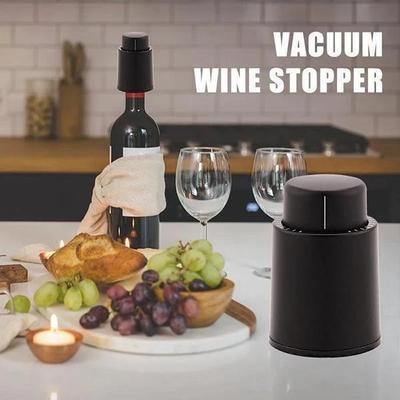1PC Stainless Steel Wine Bottle Stopper Vacuum Red Wine Cap