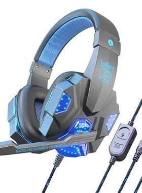 Professional Led Light Wired Gaming Headphones With