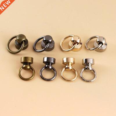10pcs Metal Ball Post With O Ring Studs Rivets Nail Screwbac