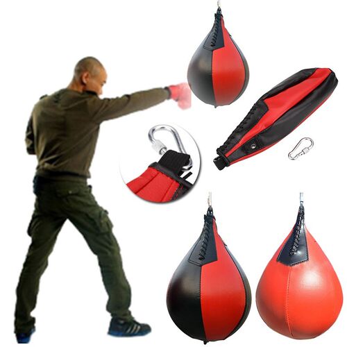Boxing Pear Shape Punching Speedball Speed Punch Fitness Tra