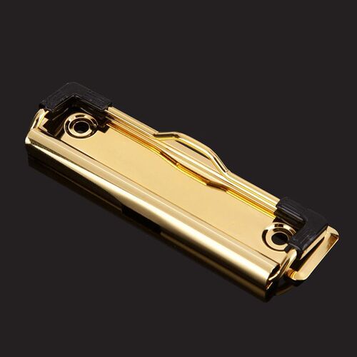 3pcs New Hardware Board Folder Menu Clips Metal Binder Elast