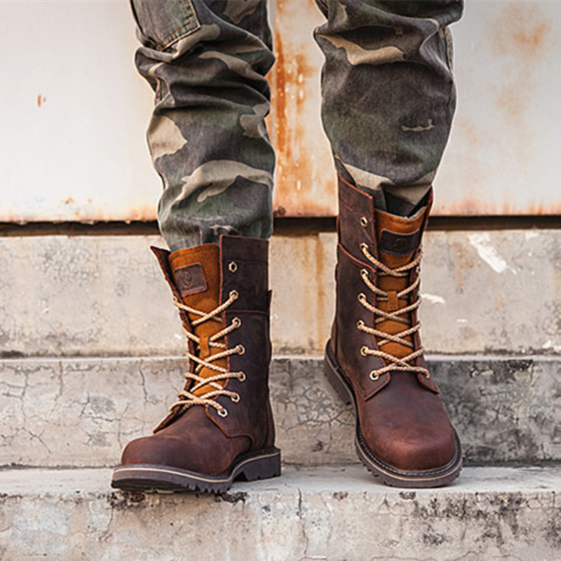 Hiking shoes Men waterproof hunting Boots Tactical Desert Co