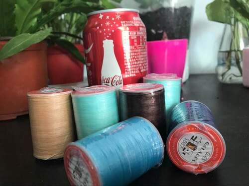 GALACES. YL045 0.45mm 148m Long Round Twist Waxed Thread Wax
