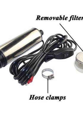 DC 12V electric fuel transfer pump 30L/Min Oil pump Submers