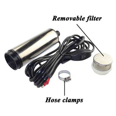 DC 12V electric fuel transfer pump 30L/Min Oil pump Submers