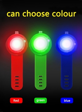 Anti Lost LED Dog Collar Glowing Pendant Night Safety Flash