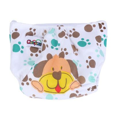 Newborn Cartoon Printed Diapers Baby Summer Cloth Diaper