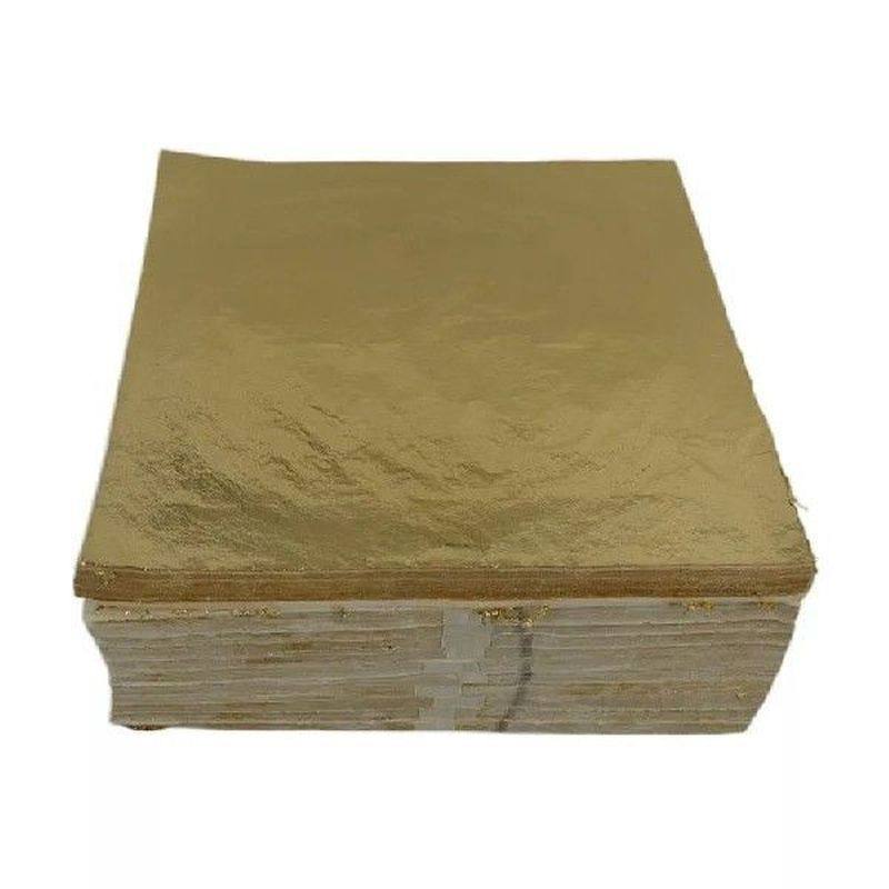 1000 sheets 16x16cm art craft paper imitation gold sliver