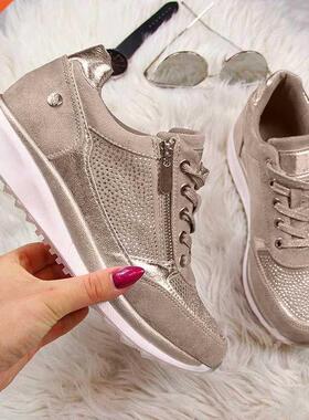 Women Sneakers Casual Shoes Lace-Up Ladies Casual Shoes Wome