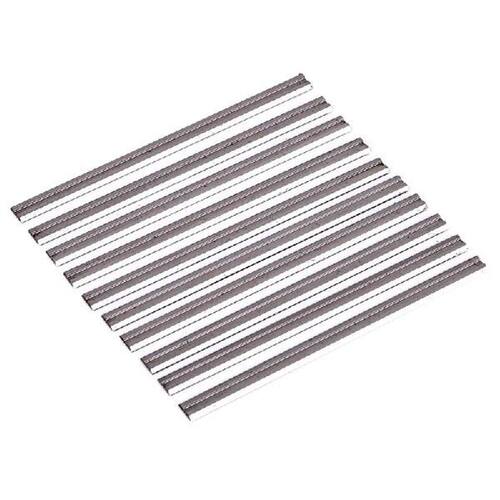 10Pcs Reversible High Speed Steel Planer Blades 82Mm X