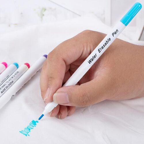 Air Erasable Pen Water Soluble Fabric Marker Vanishing DIY