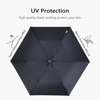 Ultra-light Folding Umbrella 111g Only Anti UV Travel Light