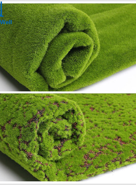 NuoNuoWell 1mx1m Artificial Moss Mat Synthetic Turf Fake