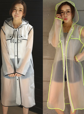 Geekinstyle-chubasquero transparente de plástico