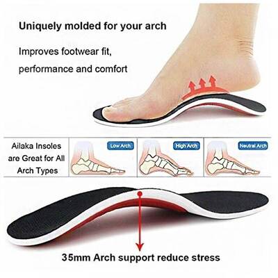 Insole Inserts Arch-Support Orthopedic Flat-Feet Plantar Fas