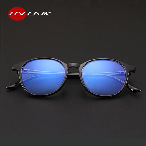 UVLAIK Anti Blue Light Glasses Frame Women Eye Protection An