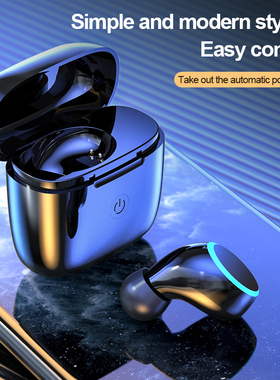 Single ear bluetooth-compatible earphone wireless earbud spo