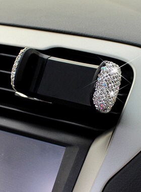 Crystal Rhinestones 360 Degree Car Phone Holder for Car Dash