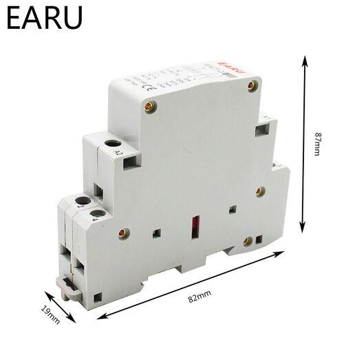 1pc 2P 16A 20A 25A 1NC 2NO 2NC 220V/230V 50/60HZ Din Ra
