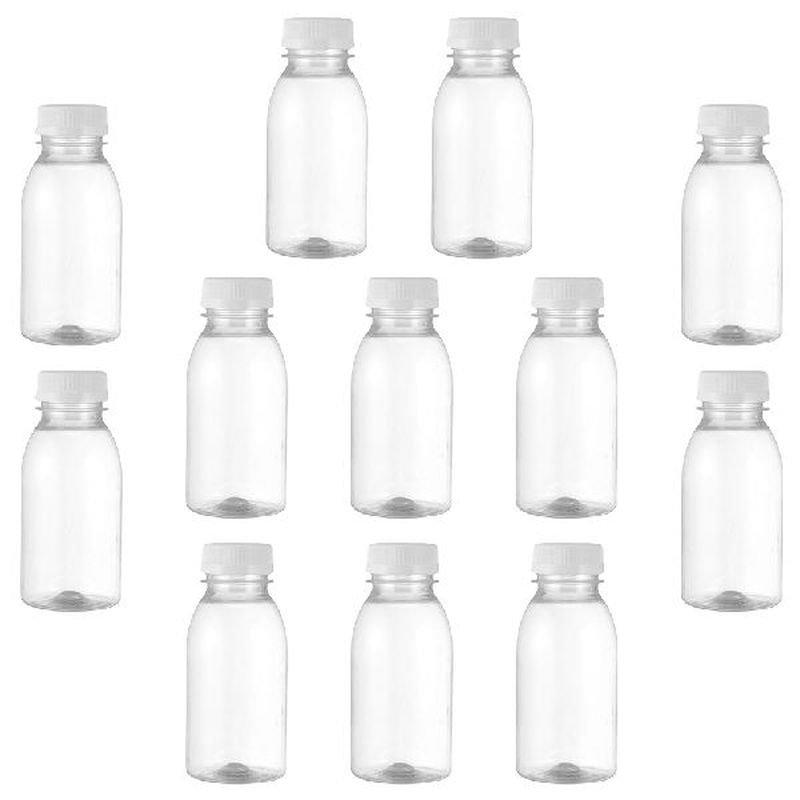 Juicing Bottles Plastic Bottles with Caps Yogurt Bottles