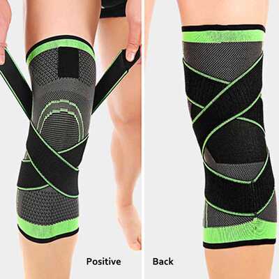 1 Pair Wo Knee Support Compression Joint Pain Arthritis Re